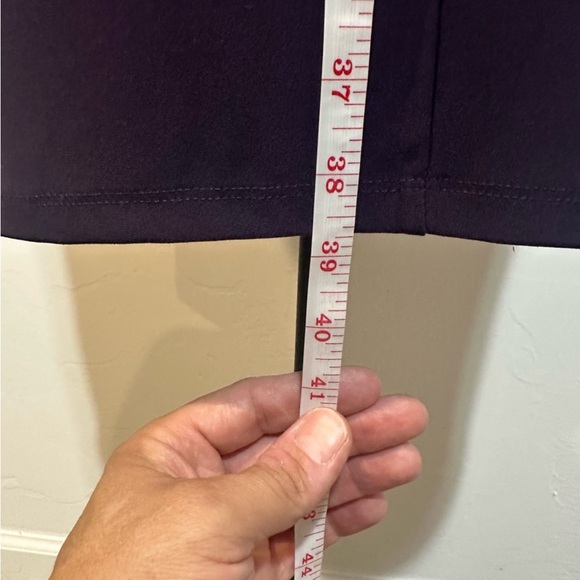 👗 Lauren Ralph Lauren deep purple Wrap-Style Sheath Dress | Size 4 👗 - Picture 7 of 7